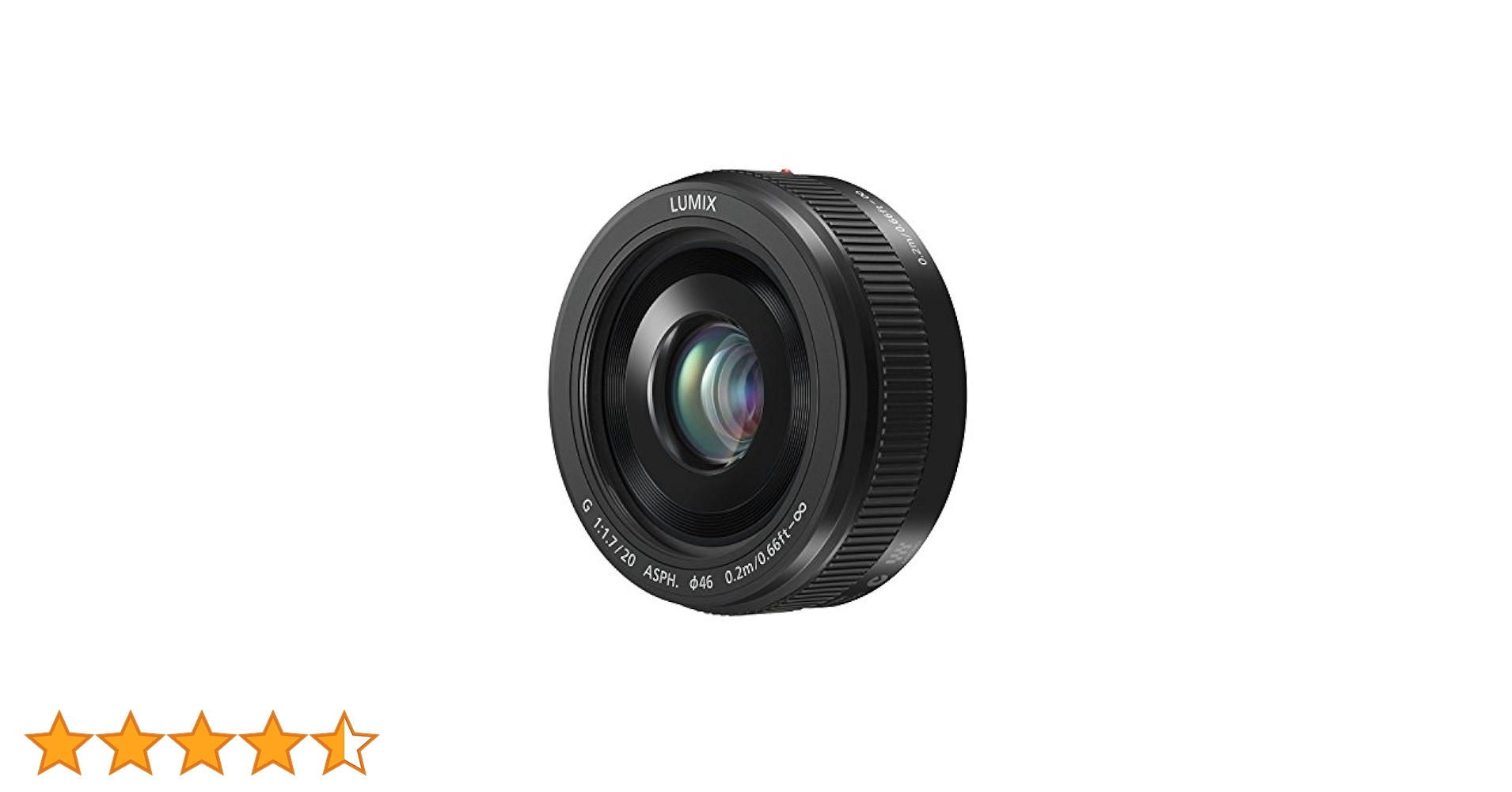 Panasonic LUMIX G Ultra-Portable 20mm/F1.7 Pancake Lens